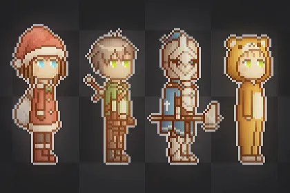 پکیج سفارشی‌سازی شخصیت پیکسلی در موتور بازی‌سازی یونیتی