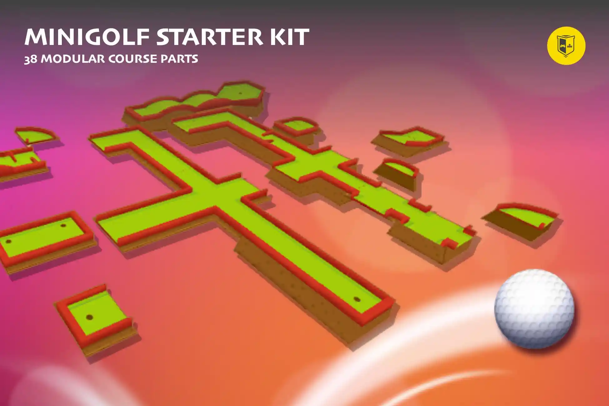 پکیج Minigolf Starter Kit یه پروژه آماده برای یونیتی