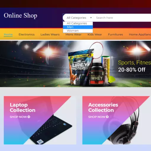 Online Shopping System In PHP سورس کد فروشگاه ساز