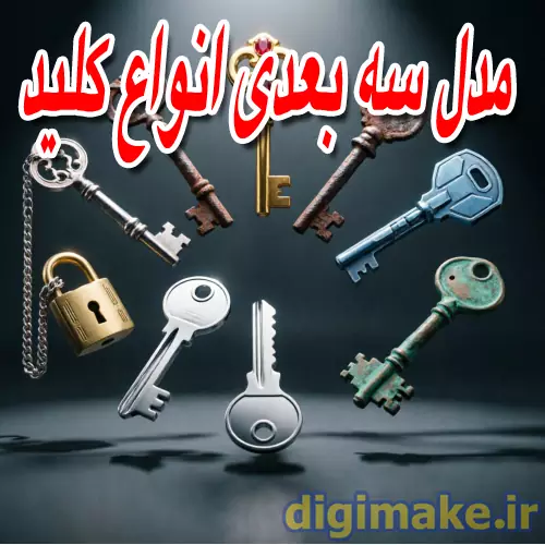 پکیج مدل های سه بعدی کلید